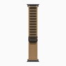 Apple Watch Ultra 4 49mm Black Titanium Case with Desert Alpine Loop (S)