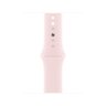 Apple Watch SE (2023) 40mm, Silver Aluminum Case with Sport Band - Light Pink (Розовый)