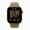 Apple Watch Series 12 42mm, Light Gold Aluminum Case with Sport Band - Olive