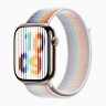 Apple Watch Series 10 46mm, Gold Titanium Case with Sport Loop - Pride Edition