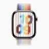 Apple Watch Series 10 46mm, Gold Titanium Case with Sport Loop - Pride Edition