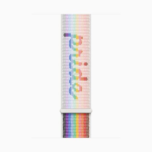 Apple Watch Series 10 46mm, Gold Titanium Case with Sport Loop - Pride Edition