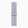 Apple Watch Series 10 46mm, Rose Gold Aluminum Case with Sport Loop - Blue Cloud