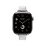 Ремешок Hermes для Apple Watch Twill Jump Single Tour 42mm Attelage - Серый (Gris Platine / Mauve)