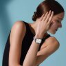 Ремешок Hermes для Apple Watch Twill Jump Single Tour 42mm Attelage - Серый (Gris Platine / Mauve)