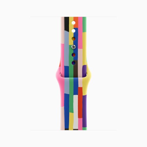 Apple Watch Series 11 42mm, Silver Aluminum Case with Sport Band - Pride Edition