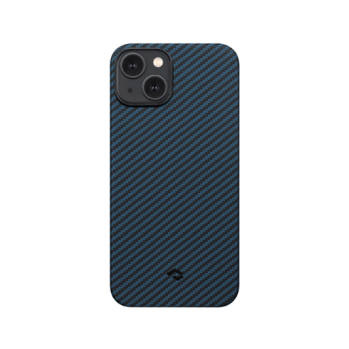 Чехол PITAKA MagEZ Case 3 для iPhone 14 Plus с MagSafe - 1500D черный/синий (твил)