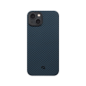 Чехол PITAKA MagEZ Case 3 для iPhone 14 Plus с MagSafe - 1500D черный/синий (твил)
