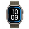 Apple Watch Ultra 3 Hermes 49mm Titanium, спортивный ремешок  Kilim хаки
