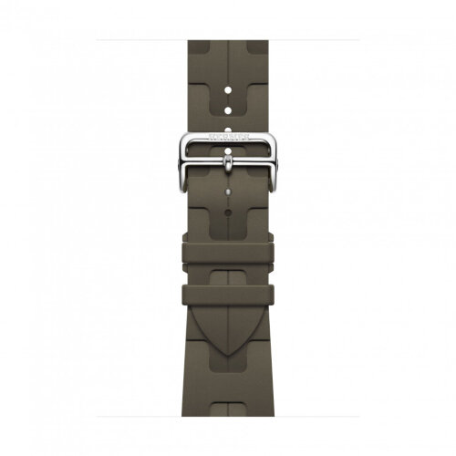 Apple Watch Ultra 3 Hermes 49mm Titanium, спортивный ремешок  Kilim хаки