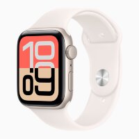 Apple Watch SE 3 40mm, Starlight Aluminum Case with Sport Band - Light Blush