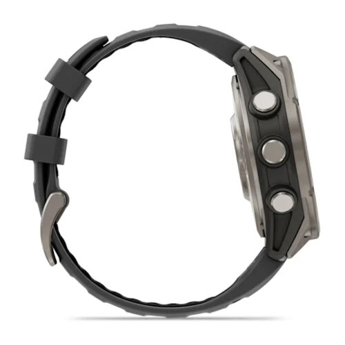 Умные часы Garmin Fenix 8 Pro 47mm, Sapphire, Carbon Gray DLC Titanium, Graphite/Black Silicone Band
