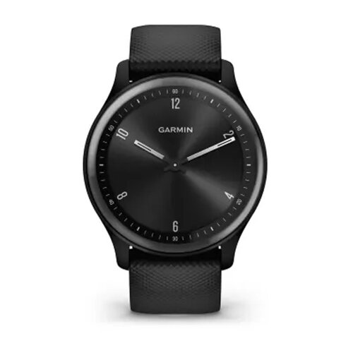 Умные часы Garmin Vivomove Sport 40mm, Black Case and Silicone Band, Slate Accents