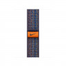 Спортивный браслет для Apple Watch 41mm Nike Sport Loop - Королевская игра/Оранжевый (Game Royal/Orange)