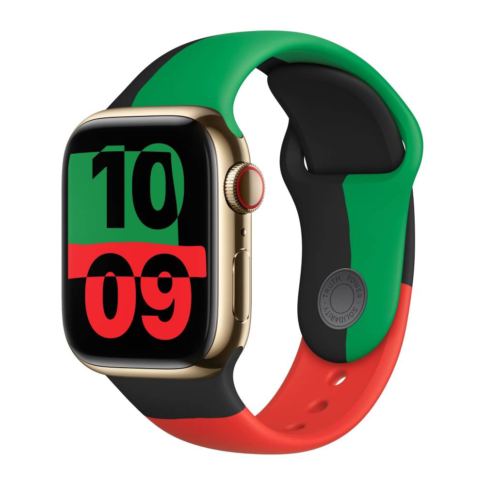 Black apple watch with gold band on sale