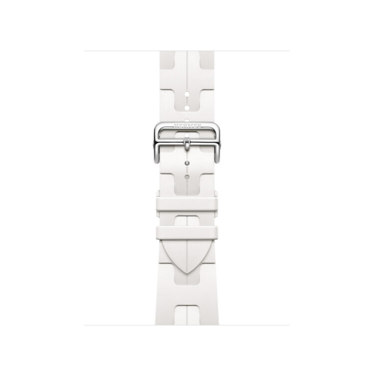Ремешок Hermes для Apple Watch 42mm Kilim Single Tour - Белый (Blanc)