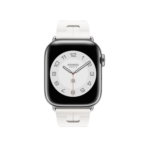 Ремешок Hermes для Apple Watch 42mm Kilim Single Tour - Белый (Blanc)