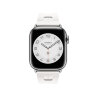 Ремешок Hermes для Apple Watch 42mm Kilim Single Tour - Белый (Blanc)