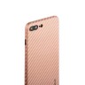 Чехол-накладка карбоновая Coblue 4D для iPhone 8 Plus и 7 Plus - Розовый