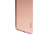 Чехол-накладка карбоновая Coblue 4D для iPhone 8 Plus и 7 Plus - Розовый