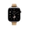 Ремешок Hermes для Apple Watch Twill Jump Single Tour 42mm Attelage - Коричневый (Kraft / Bleu Glacier)