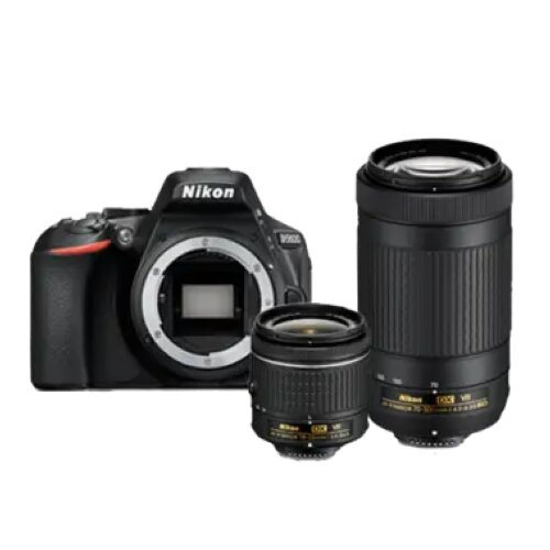Nikon D5600+AF-P 18-55 VR+70-300VR+16GB+Bag
