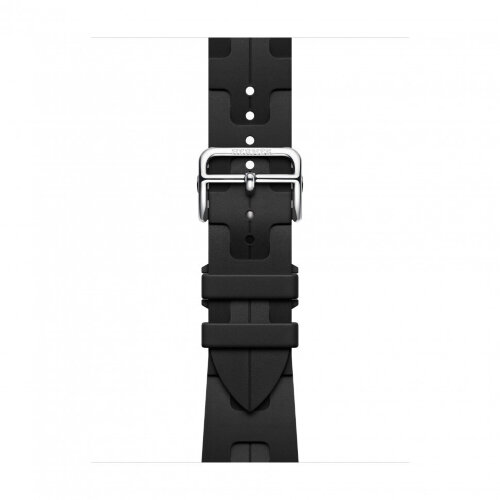 Apple Watch Ultra 3 Hermes 49mm Titanium, спортивный ремешок  Kilim черный