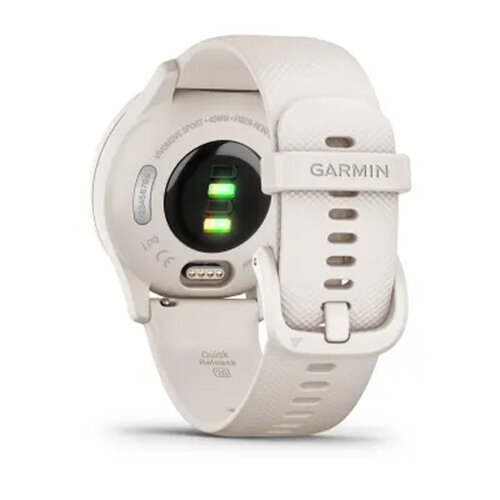 Умные часы Garmin Vivomove Sport 40mm, Ivory Case and Silicone Band, Peach Gold Accents