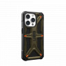 Защитный чехол Uag Monarch Kevlar для iPhone 15 Pro - Кевлар зеленый (Kevlar Elemental Green)