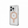 Защитный чехол Uag Plyo для iPhone 15 Pro Max с MagSafe - Лед/розовое золото (Ice/Rose Gold)