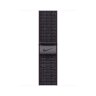 Apple Watch Series 9 45mm, Starlight Aluminum Case with Nike Sport Loop - Black/Blue