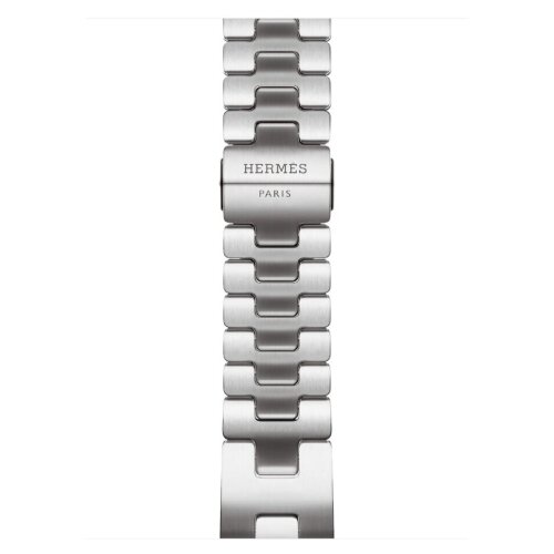 Apple Watch Hermes Series 12 42mm, блочный стальной браслет (M)