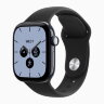 Apple Watch Series 12 46mm, Pearl White Ceramic Case with Sport Band - Black