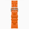 Apple Watch Hermes Series 10 46mm, спортивный ремешок Kilim оранжевый