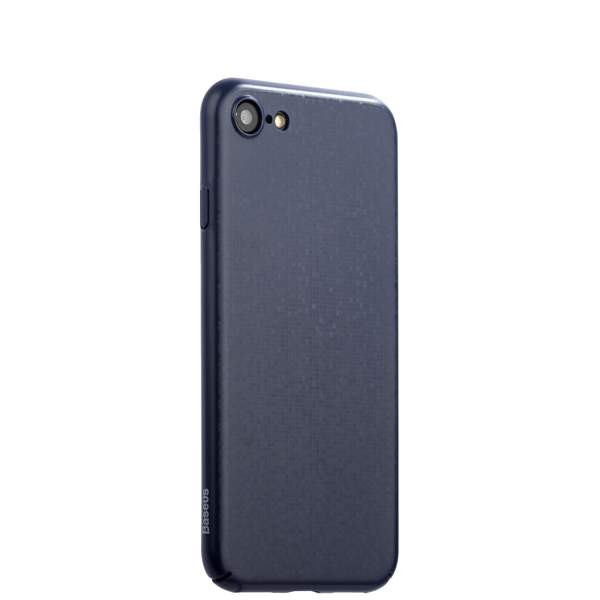 Накладка пластиковая Baseus Plaid для iPhone 8 и 7 - Фиолетовая