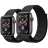 Apple Watch Series 4 40mm Space Grey Aluminum Case with Black Sport Loop