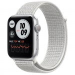 Apple Watch Series 6 Nike 44 мм, серебристый алюминий, браслет "Снежная вершина"