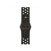 Спортивный ремешок для Apple Watch 42mm Nike Sport Band (M/L) - Черный (Midnight Black)