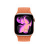 Монобраслет для Apple Watch 42mm Braided Solo Loop - Оранжевый (Turmeric)
