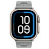 Apple Watch Ultra 3 Hermes 49mm Titanium, спортивный ремешок  Kilim серый