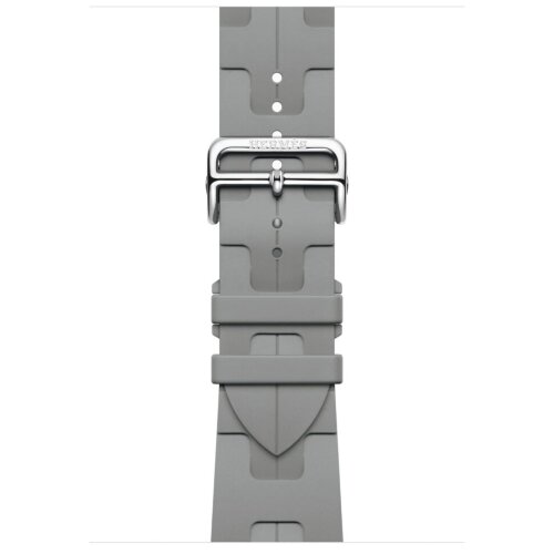 Apple Watch Ultra 3 Hermes 49mm Titanium, спортивный ремешок  Kilim серый