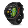 Умные часы Garmin Approach S70 47mm, Black/Red Ceramic Bezel, Black Silicone Band