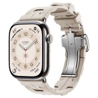 Apple Watch Hermes Series 10 46mm, спортивный ремешок Kilim бежевый