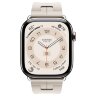 Apple Watch Hermes Series 10 46mm, спортивный ремешок Kilim бежевый