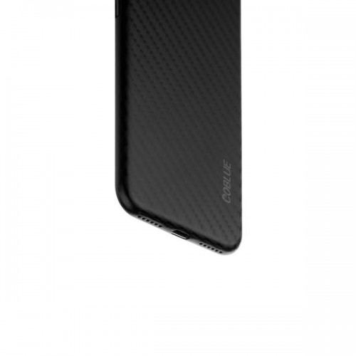 Чехол-накладка карбоновая Coblue 4D для iPhone 8 и 7 - Черный