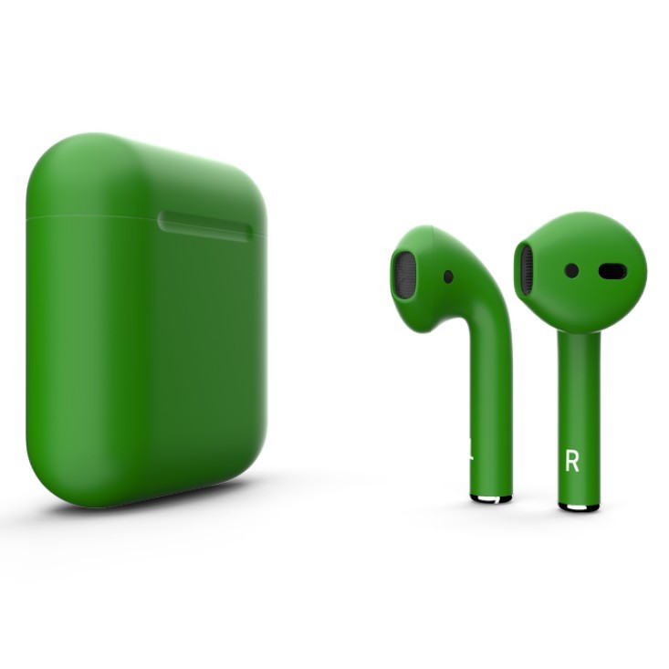 AirPods 2 зелёные матовые (2019)