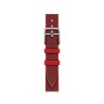 Ремешок Hermes для Apple Watch Twill Jump Single Tour 42mm Attelage - Красный (Rouge Grenat / Vermillon)