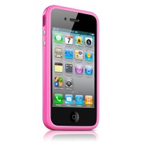 iPhone 4s Bumper розовый 