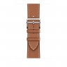 Apple Watch Hermes Series 8 45 мм с кожаным ремешком золотисто-коричневого цвета