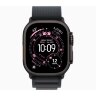 Браслет для Apple Watch Ultra 49mm Alpine Loop Finish Black (M) - Black (Черный)